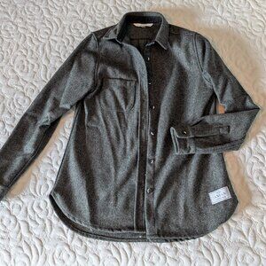 The Modern Melton Wool Shirt, Anián. Women's small.